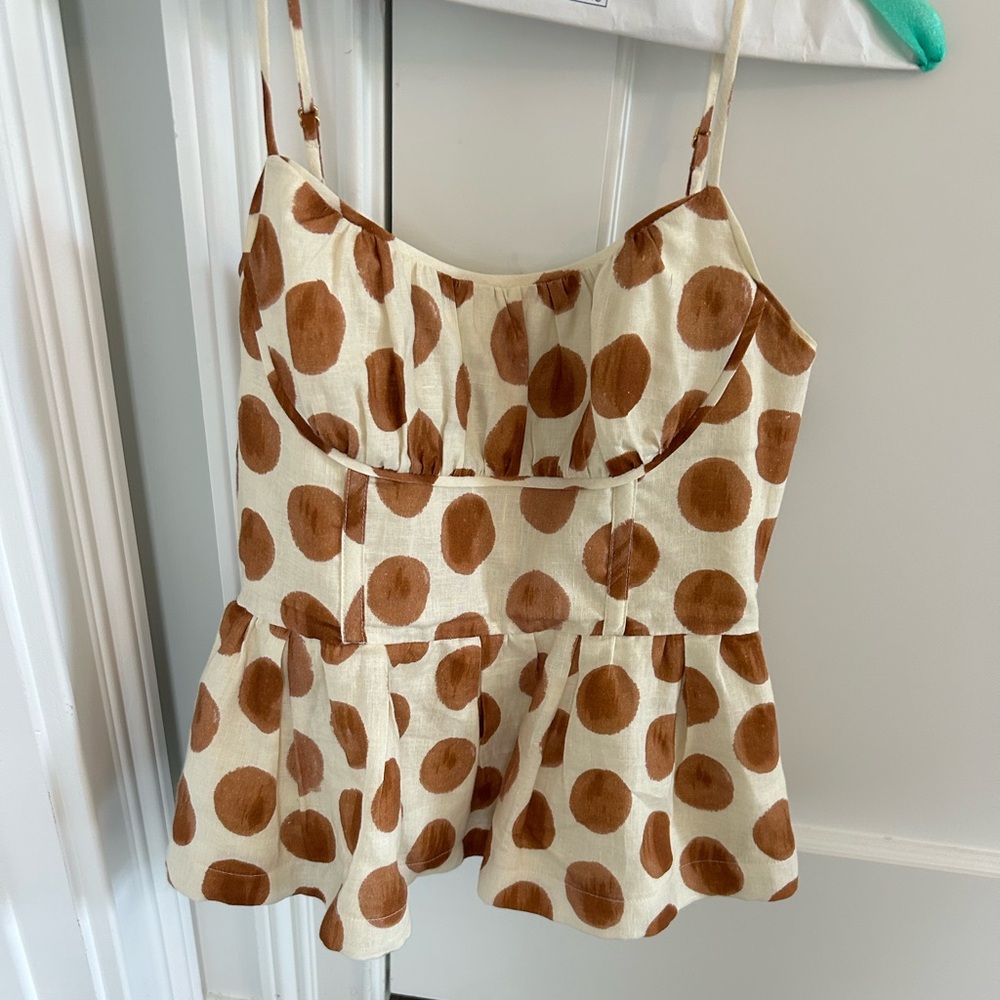 Cara Cara size 0 peplum top